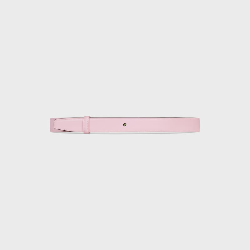 Reversible Strap 25MM IN TAURILLON - LIGHT KHAKI / DIRTY PINK -  - 1 | CELINE