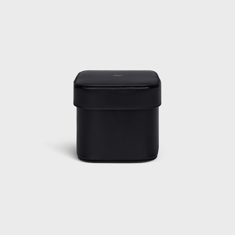 Medium Box in Shiny Calfskin - BLACK - CELINE MAISON - 1 | CELINE