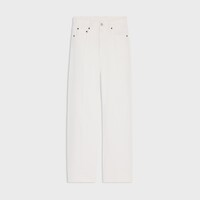 보이프렌드 진 001 - 데님 - 화이트 헤비 스톤 워시 -  - 1 | CELINE