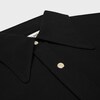shirt IN viscose and silk cady - BLACK -  - 3 | CELINE