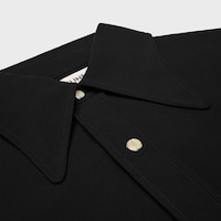 shirt IN viscose and silk cady - BLACK -  - 2 | CELINE