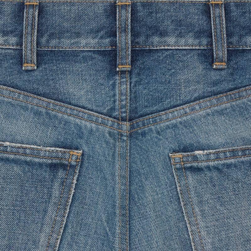 JANE FLARE JEANS IN DENIM UNION WASH - UNION WASH -  - 1 | CELINE