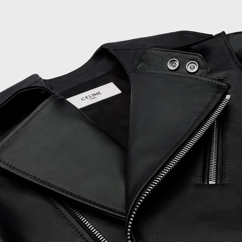 biker jacket IN calfskin - BLACK -  - 1 | CELINE