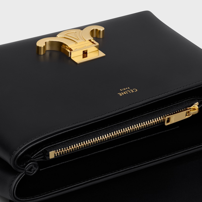 TEEN NINO BAG IN SMOOTH SATINATED CALFSKIN - BLACK - NINO - 1 | CELINE