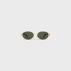 Triomphe Metal 01 sunglasses in Metal - GOLD / GREEN -  - 1 | CELINE