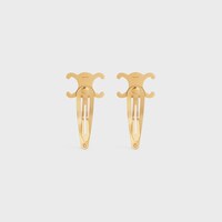 Celine金色飾面黃銅及精鋼髮夾2枚套裝 - 金色 - GIFT FINDER - 1 | CELINE