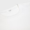 T-SHIRT IN cotton jersey - OFF WHITE / ROUGE CERISE -  - 3 | CELINE