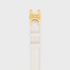 Medium 25MM Triomphe Belt in Taurillon Leather - RICE -  - 2 | CELINE