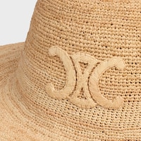 triomphe hat in raffia - NATURAL -  - 2 | CELINE