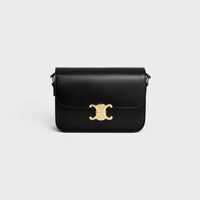 CLASSIQUE TRIOMPHE BAG IN shiny calfskin - BLACK - TRIOMPHE - 1 | CELINE