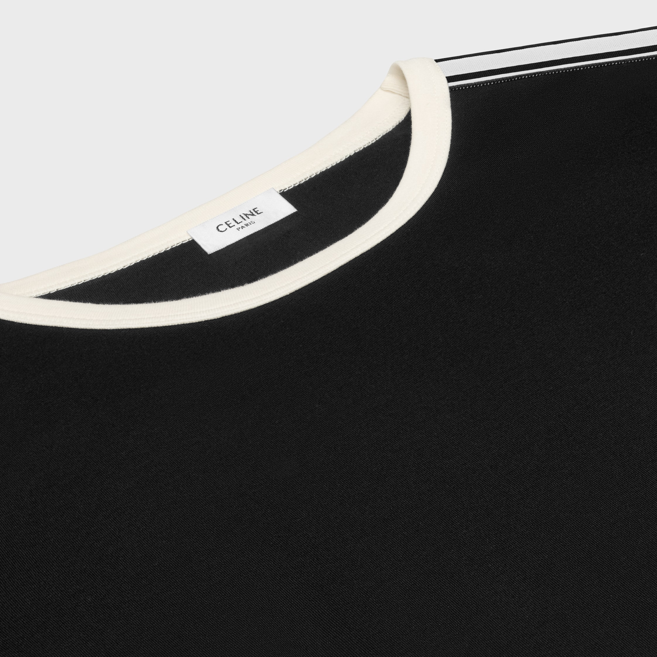 CELINE 25SS コットンジャージー レギュラーTシャツ CELINE 25SS レギュラーフィット コットンジャージー Tシャツ