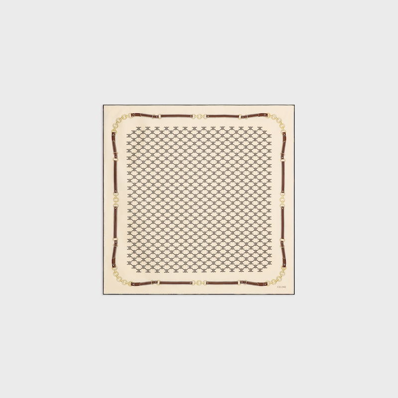 bandana IN heritage silk twill - VANILLA -  - 1 | CELINE