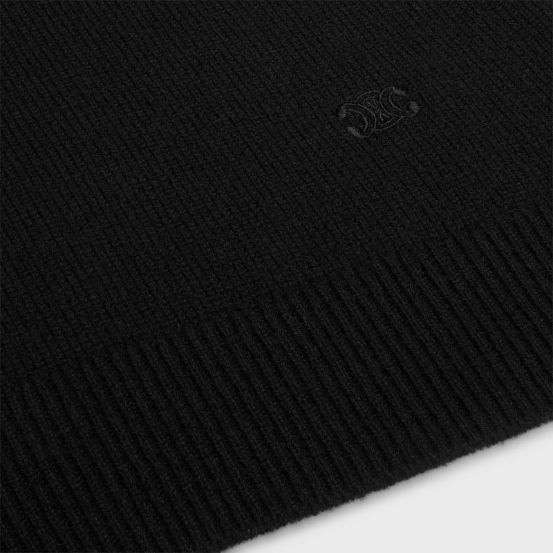 蘇格蘭羊絨樽領毛衣 - 黑色 -  - 1 | CELINE