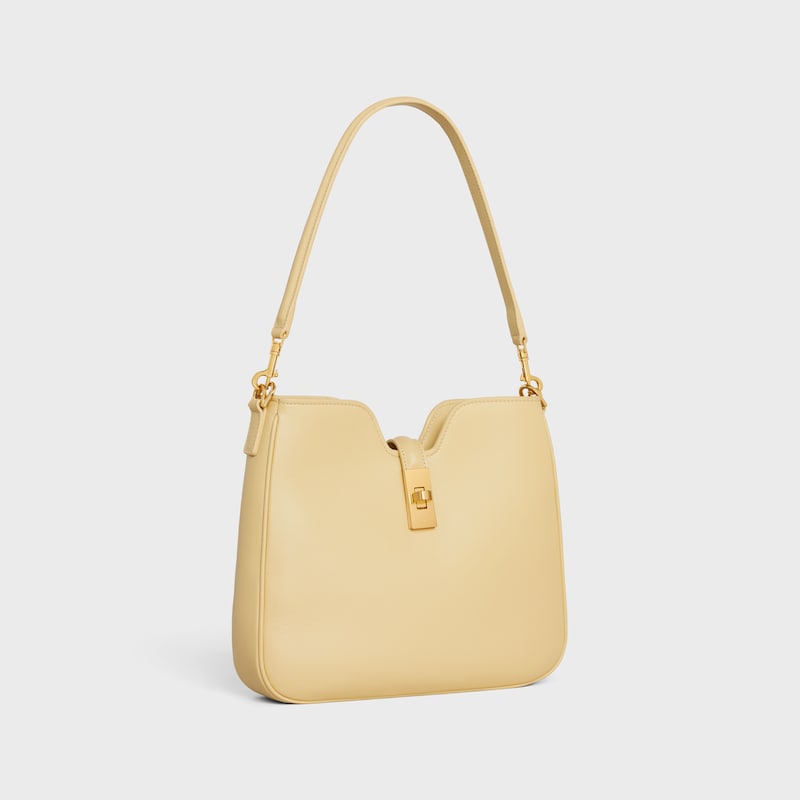CAMILLE 16 SOFT光滑牛皮革小號手袋 - 春日黃 - 斜挎包 - 1 | CELINE