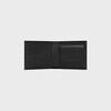 Bi-fold Wallet IN Calfskin with triomphe embossed - BLACK - WALLETS - 5 | CELINE