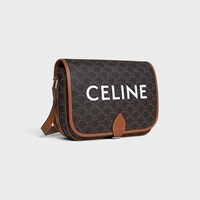 Folco Celine印花標誌印花信差袋 - 黃褐色 - TRIOMPHE CANVAS標誌印花 - 2 | CELINE