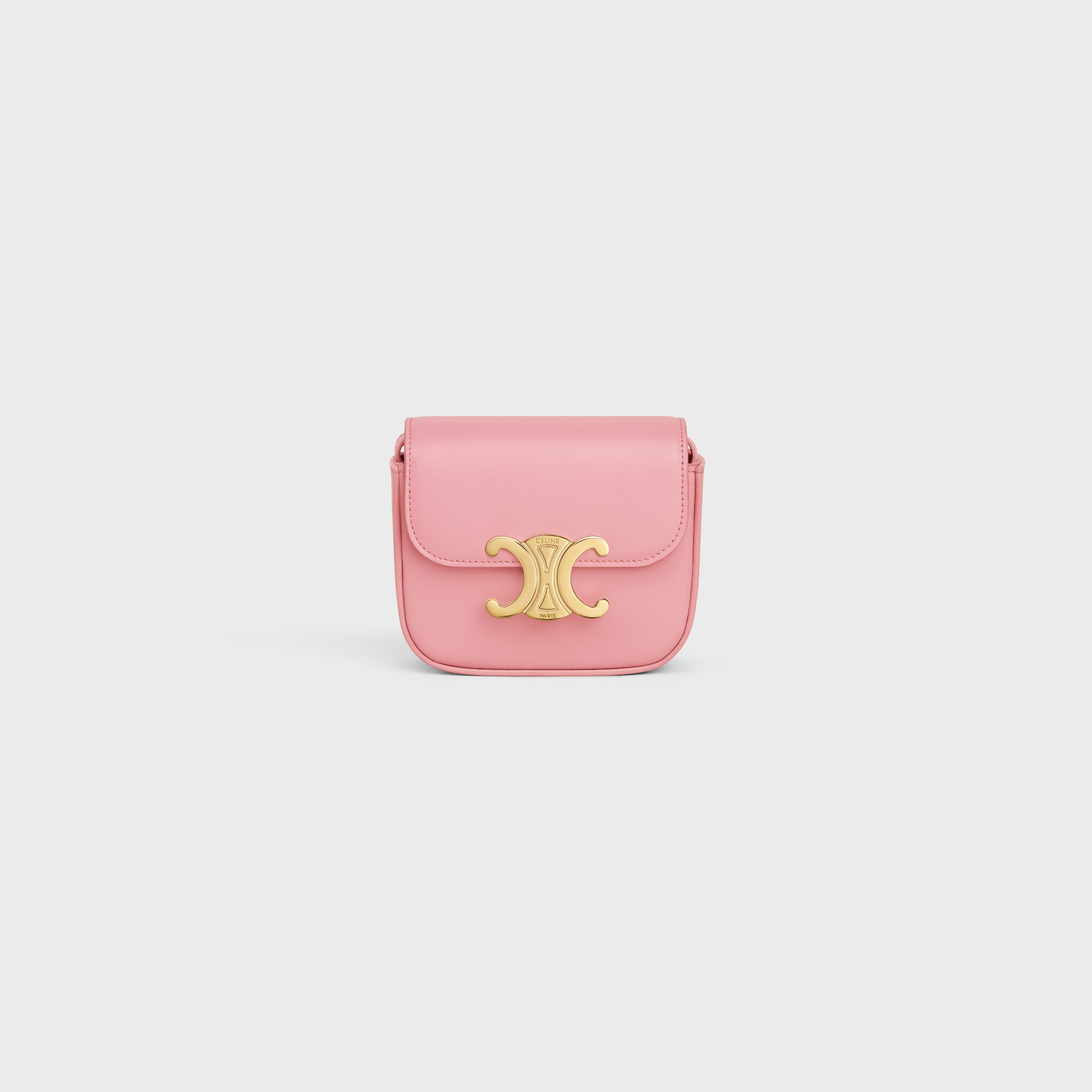 【CELINE】セリーヌ ミニ ボストン スムースカーフスキン ピンク ミニボストン CELINE(セリーヌ) バッグ・カバン(レディース