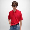 POLOSHIRT AUS BAUMWOLLJERSEY-PIQUE - LIVE ROT/BLAU DENIM -  - 2 | CELINE