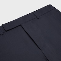 CLASSIC PANTS IN WOOL GABARDINE - NAVY -  - 2 | CELINE
