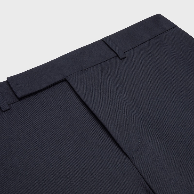 羊毛华达呢经典长裤 - 海军蓝 -  - 1 | CELINE