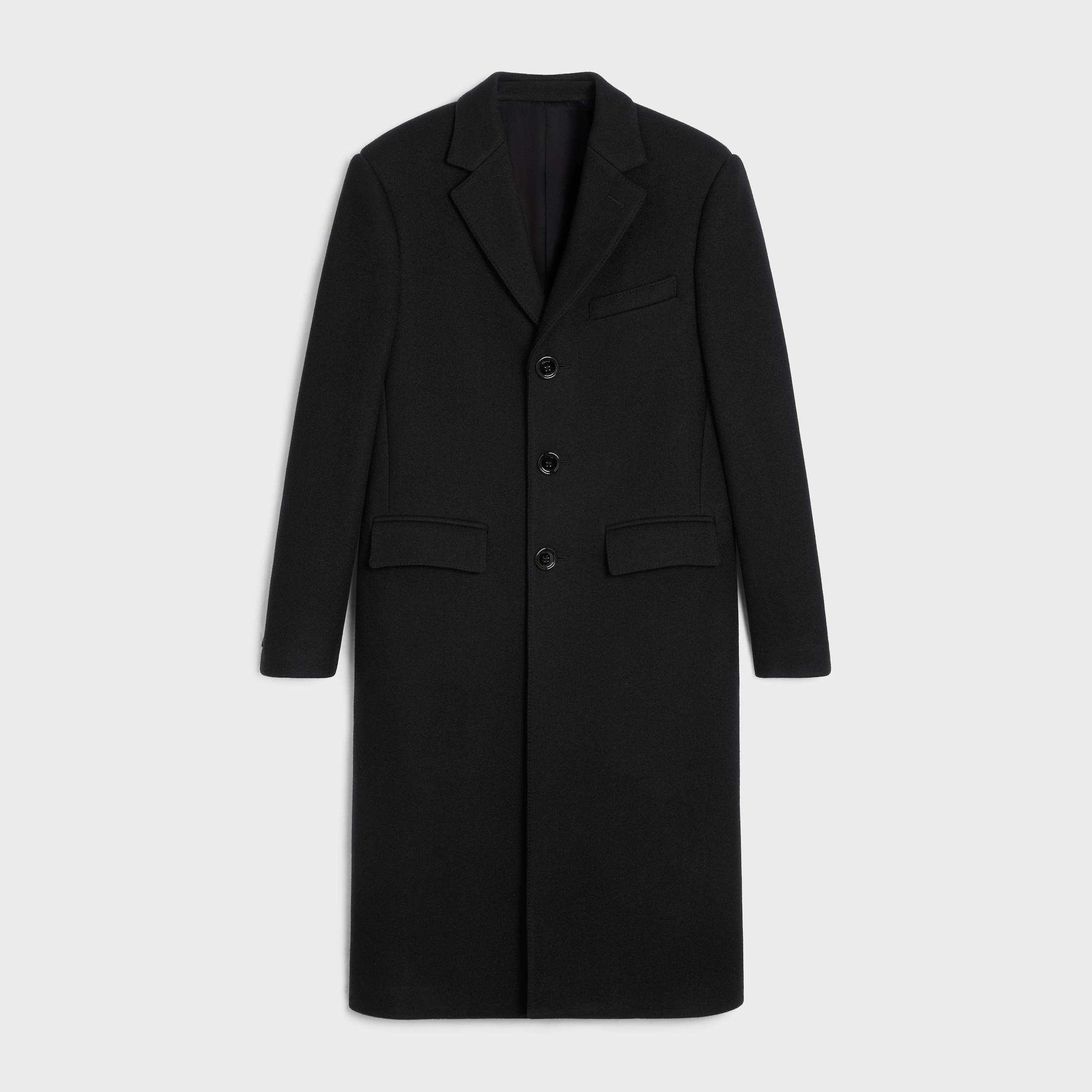 ポンチョ・ケープ CELINE | MILITARY PEACOAT IN FELT 2M882814E.07MR CELINE | MILITARY PEACOAT IN FELT 2M882814E.07MR (CELINE