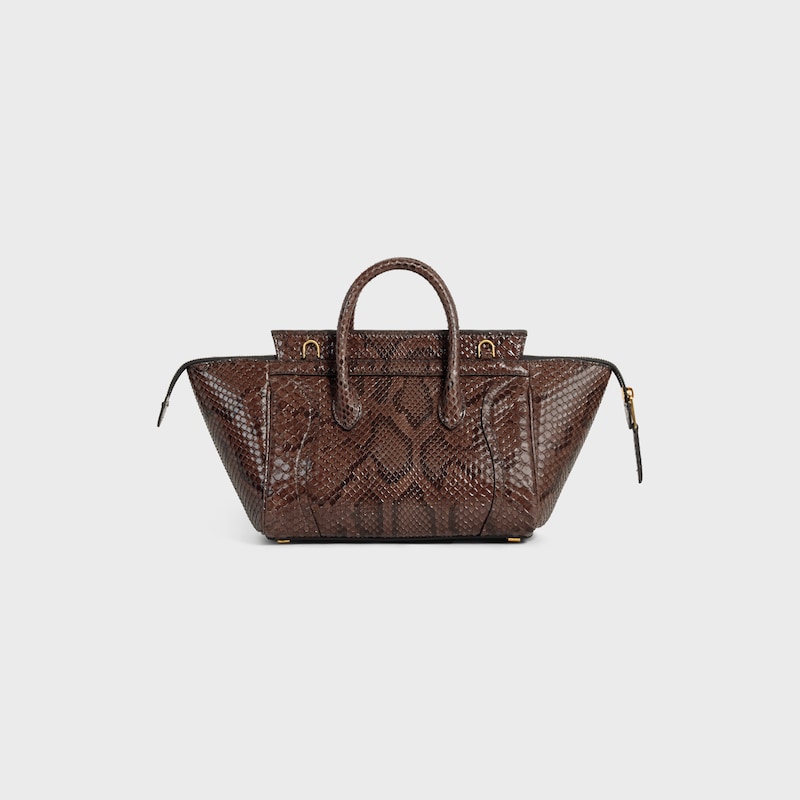 LITTLE LUGGAGE IN PYTHON - HICKORY - LUGGAGE - 1 | CELINE