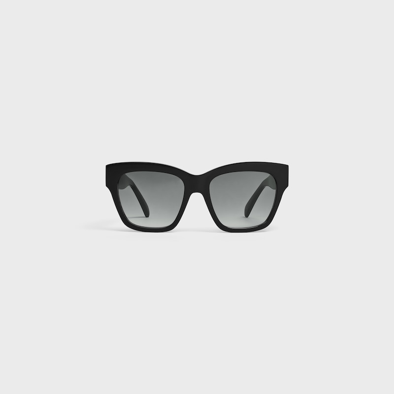 Triomphe 09 Sunglasses in Acetate - BLACK -  - 1 | CELINE