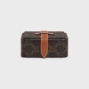 Small Jewels Case in Triomphe Canvas and Calfskin - TAN - ESSENTIAL GIFTS - 1 | CELINE