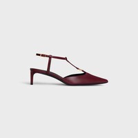 CELINE 키튼 T 바 스트랩 펌프스 - 램스킨 - 옥스블러드 -  - 1 | CELINE