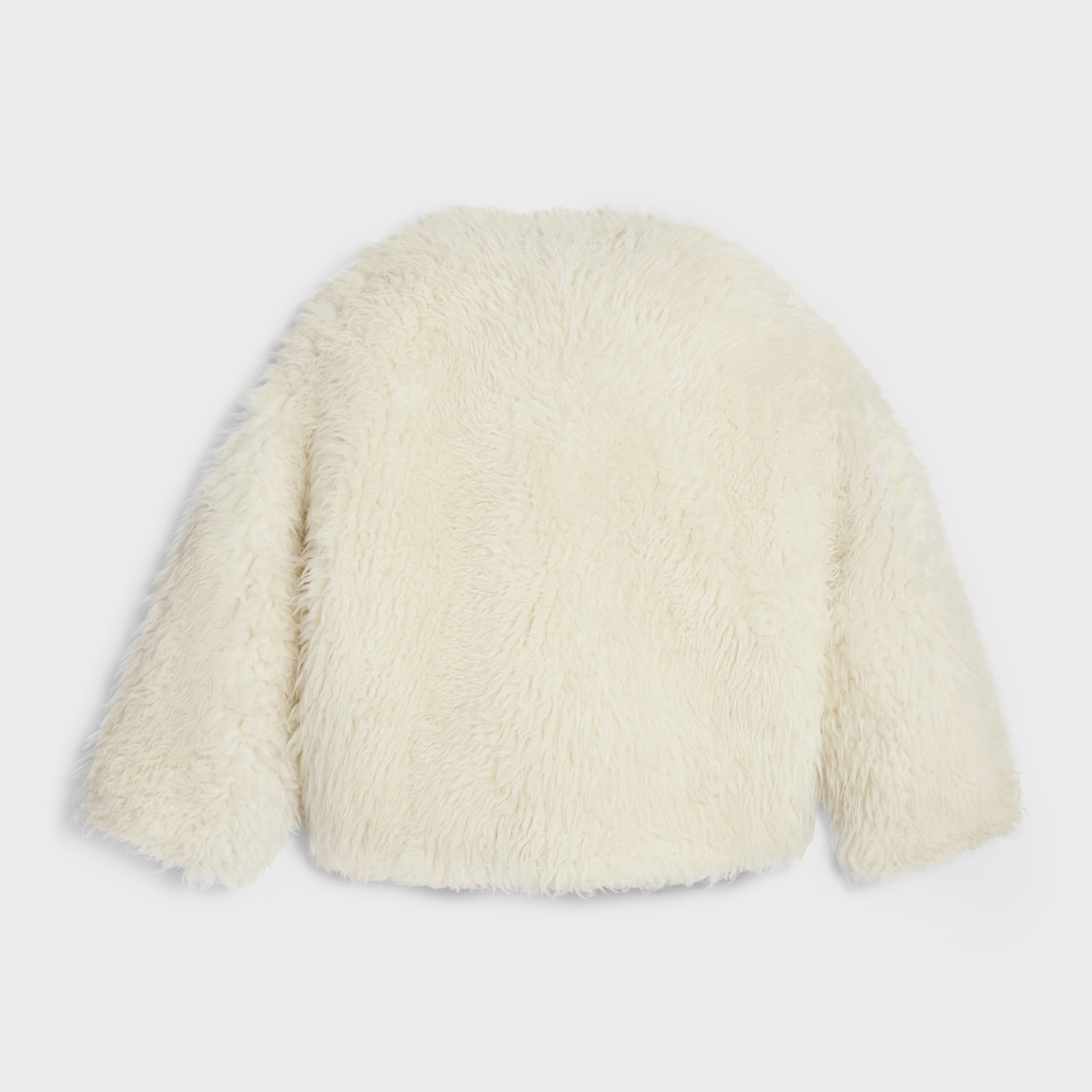 coat IN fluffy wool - CRAIE | CELINE
