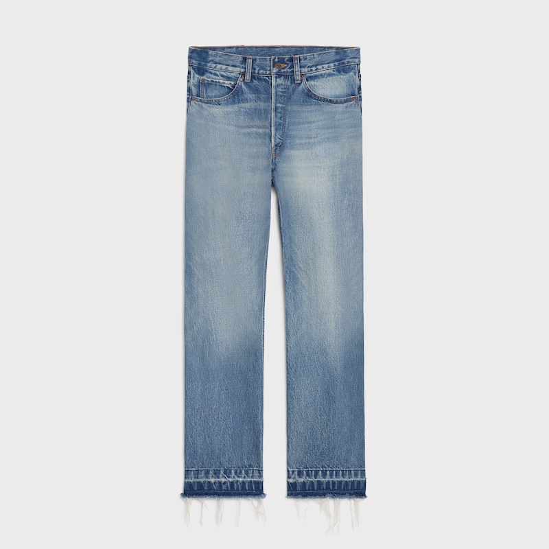 WESLEY JEANS IN cotton denim - VIVIENNE GLASS -  - 1 | CELINE