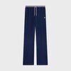 tracksuit pants in double face jersey - BLEU NUIT/ECRU/OFF WHITE -  - 1 | CELINE