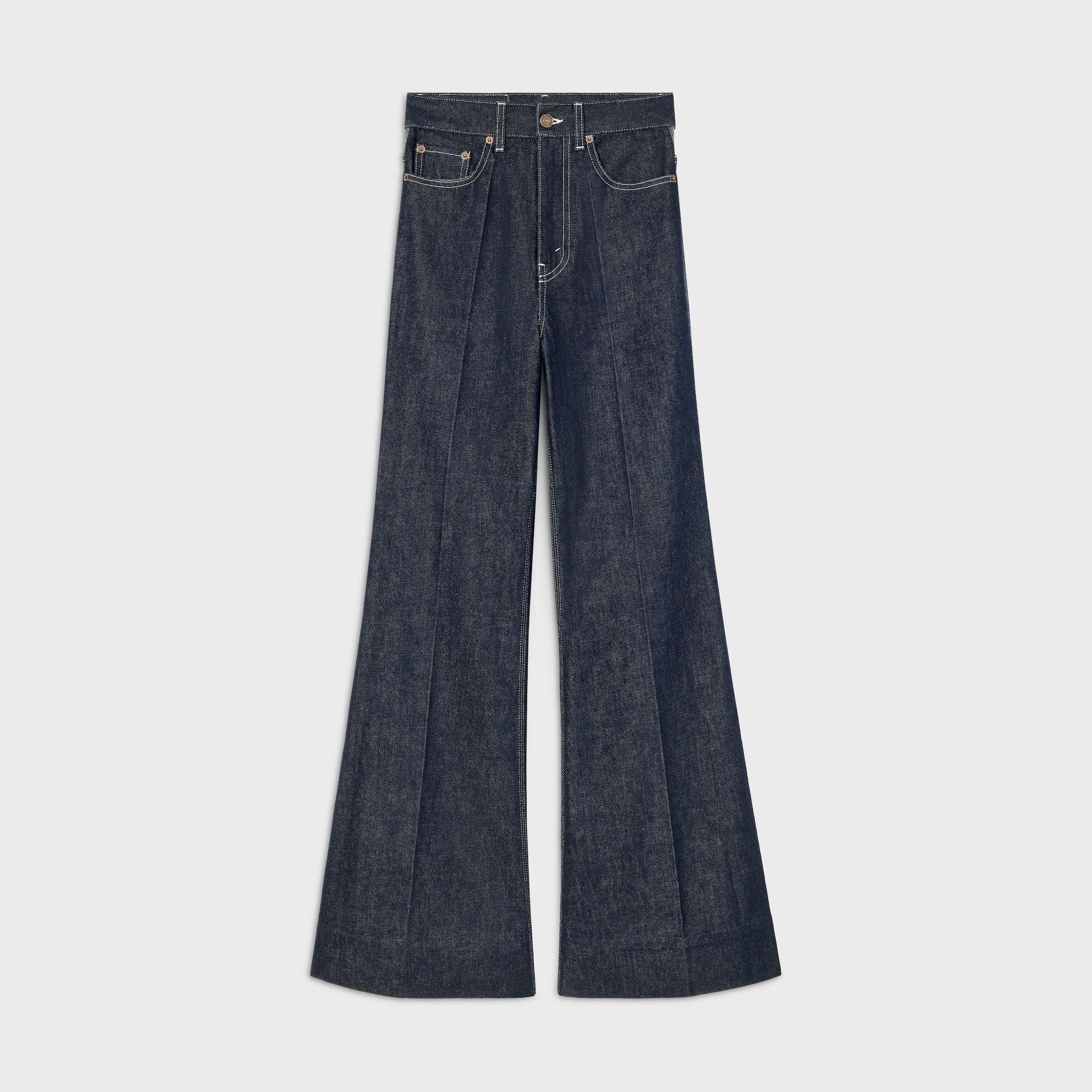 flare jeans 003 IN LIGHTWEIGHT cotton DENIM