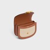 MINI BESACE CLEA in Textile and calfskin - NATURAL / TAN - MORE LINES - 4 | CELINE