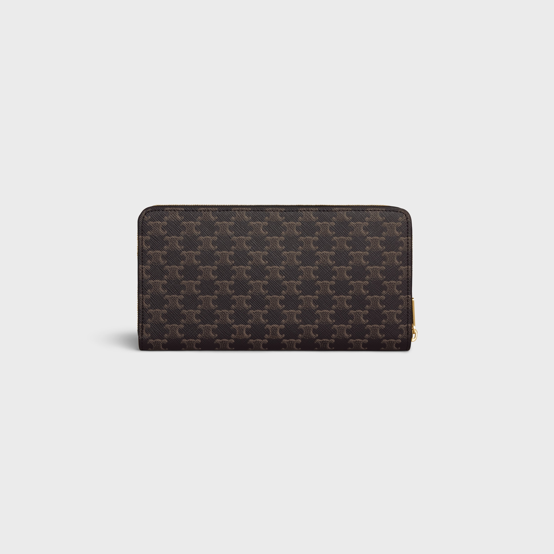 財布・小物その他 COMPACT ZIPPED WALLET CUIR TRIOMPHE IN TEXTILE AND CALFSKIN COMPACT ZIPPED WALLET CUIR TRIOMPHE IN TEXTILE AND CALFSKIN