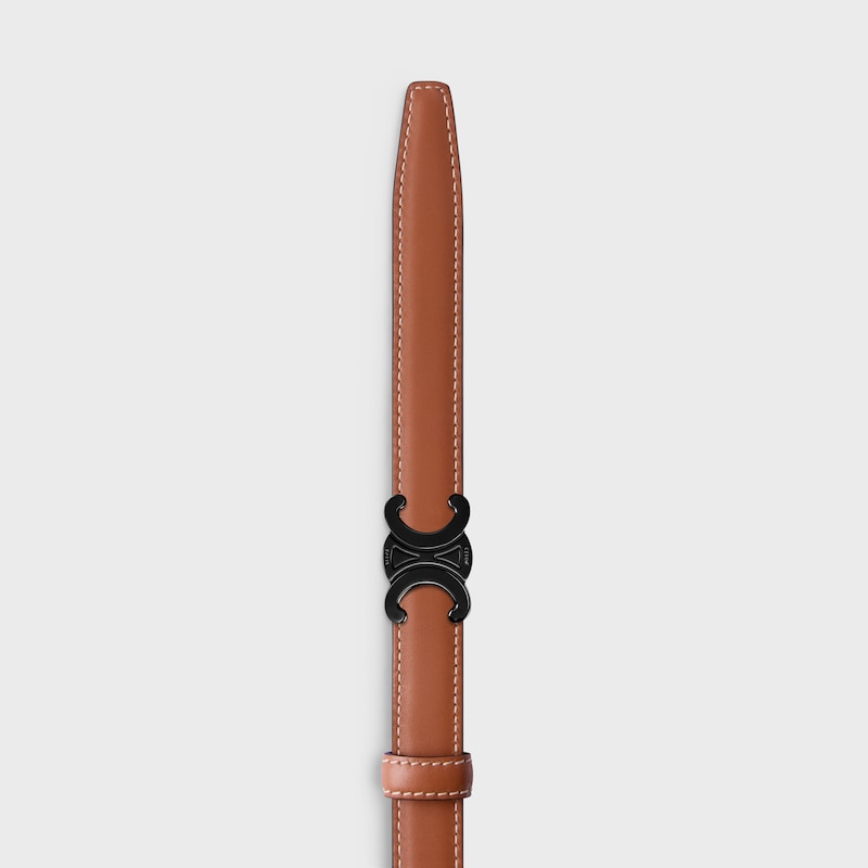 Lani&egrave;re de ceinture r&eacute;versible 18MM TAURILLON ET VEAU NATUREL -  -  - 1 | CELINE