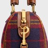 SMALL BOSTON CUIR TRIOMPHE IN TARTAN TEXTILE AND CALFSKIN - MULTICOLOR - CUIR TRIOMPHE - 5 | CELINE