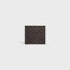Bi-fold card holder IN Triomphe Canvas - Black - CAMPAIGN HAUTE PARFUMERIE - 1 | CELINE