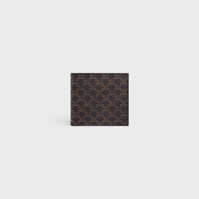 2단 카드 지갑 - 트리옹프 캔버스 - 블랙 - 390 RUE SAINT-HONORE - 5 | CELINE