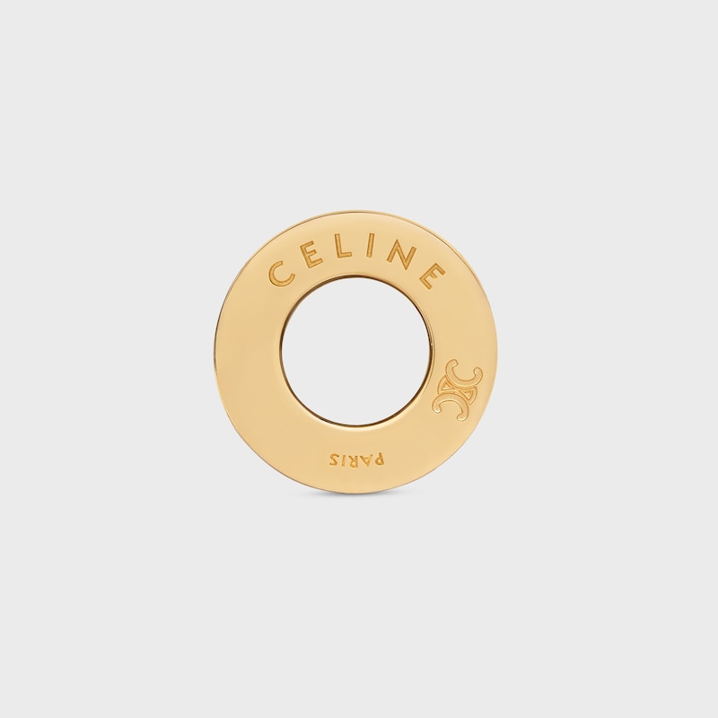 CELINE DISC BUCKLE 18MM IN METAL - GOLD -  - 1 | CELINE