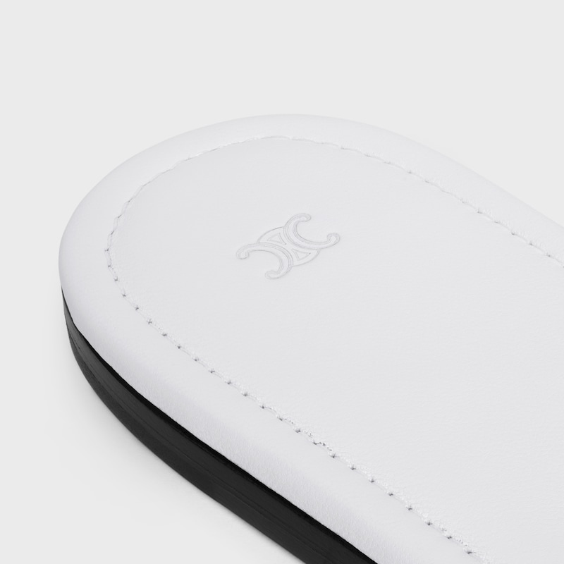 COAST - EASY MULE IN LAMBSKIN - Ultra White -  - 1 | CELINE