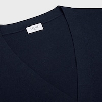 cardigan IN fine wool - NAVY -  - 2 | CELINE