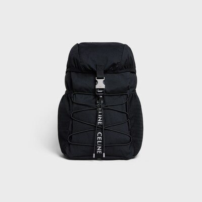 MEDIUM BACKPACK TREKKING IN nylon - BLACK - BACKPACKS - tileIndex | CELINE