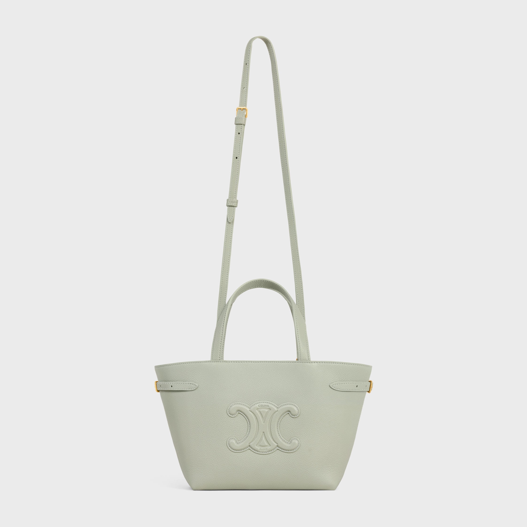 【CELINE】Small cabas Anais cuir Triomphe grained calfskin MINI CABAS ANAIS CUIR TRIOMPHE IN GRAINED CALFSKIN - TAN