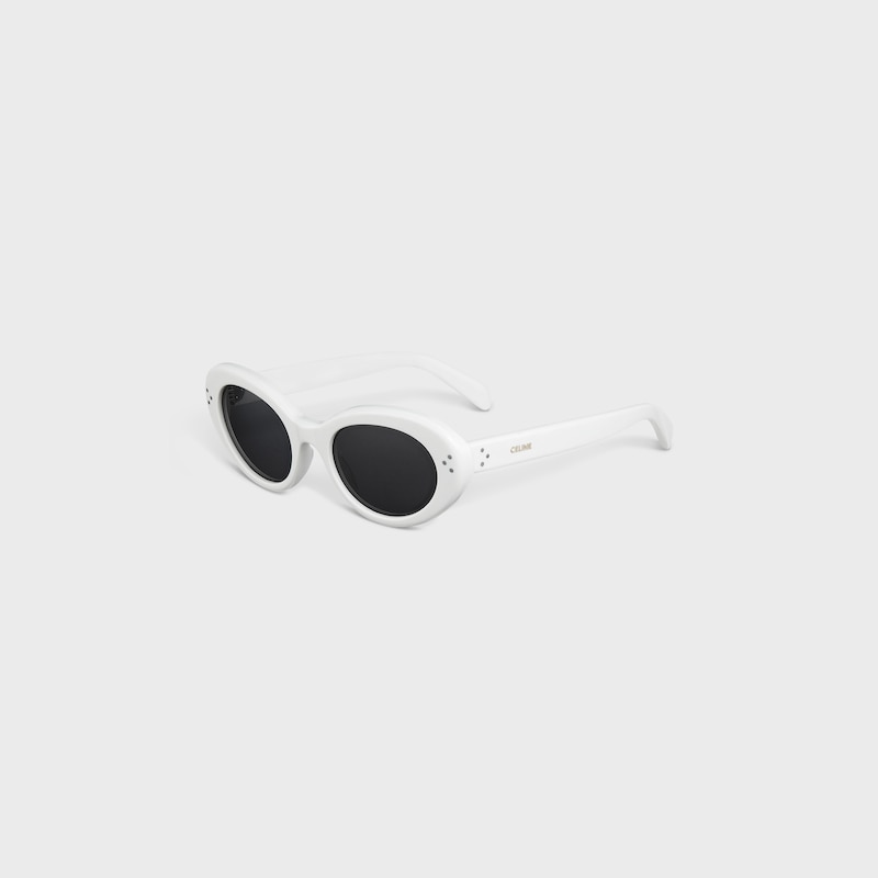Cat Eye S193 sunglasses in Acetate - WHITE -  - 1 | CELINE