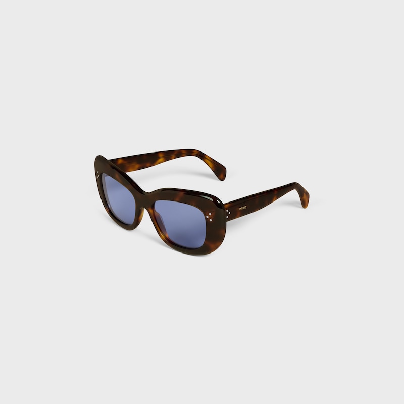 Óculos de sol Diane em Acetato - DARK HAVANA - - 1 | CELINE