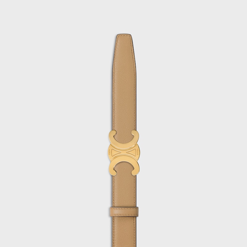 Reversible Strap 25MM IN Smooth and Grained Calfskin -  -  - 1 | CELINE