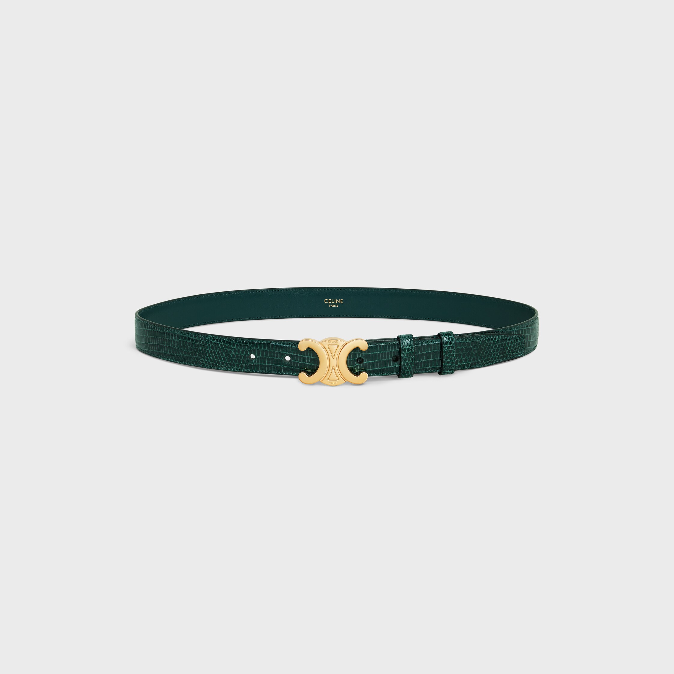 【CELINE】BC-12 BELT CELINE BC-12 65MM BELT in Taurillon Leather | REVERSIBLE