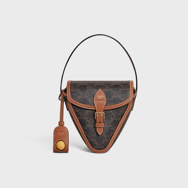 CELINE PETANQUE GAME IN TRIOMPHE CANVAS AND CALFSKIN - TAN - CELINE MAISON - 1 | CELINE