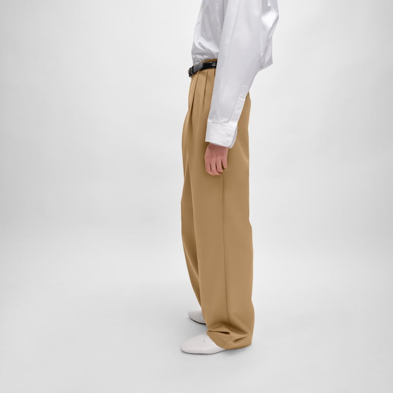 pantalon jazz laine - Sable -  - 1 | CELINE